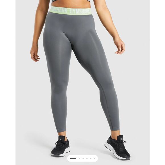 GYMSHARK "FIT SEAMLESS" LEGGINGS-SEMI SEE THROUGH-IN GREAT CONDITION! - Picture 1 of 5